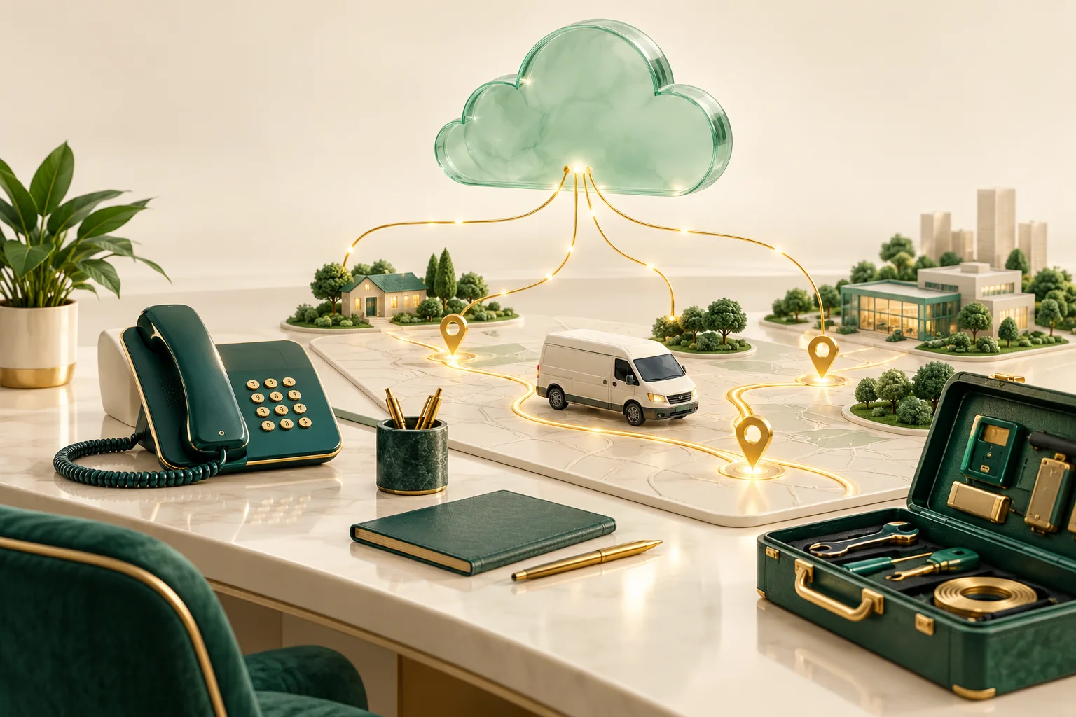 مسیریابی هوشمند درخواست‌های خدماتی