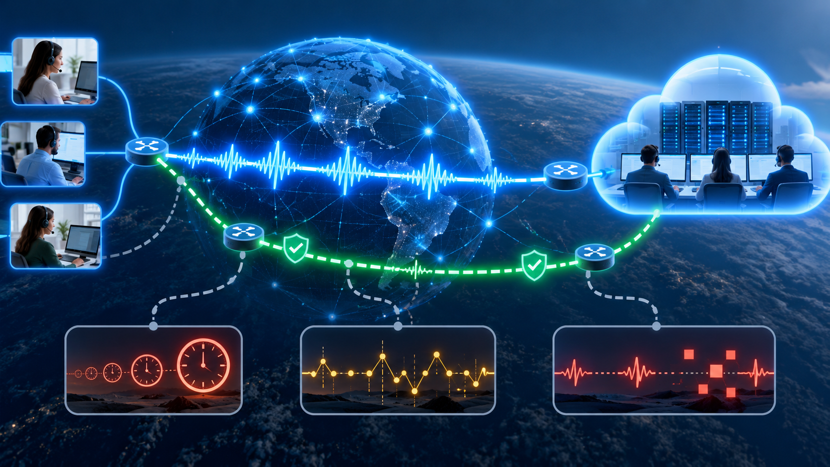 اینترنت مناسب VoIP و مرکز تماس چه ویژگی‌هایی دارد؟ راهنمای انتخاب و تست اتصال